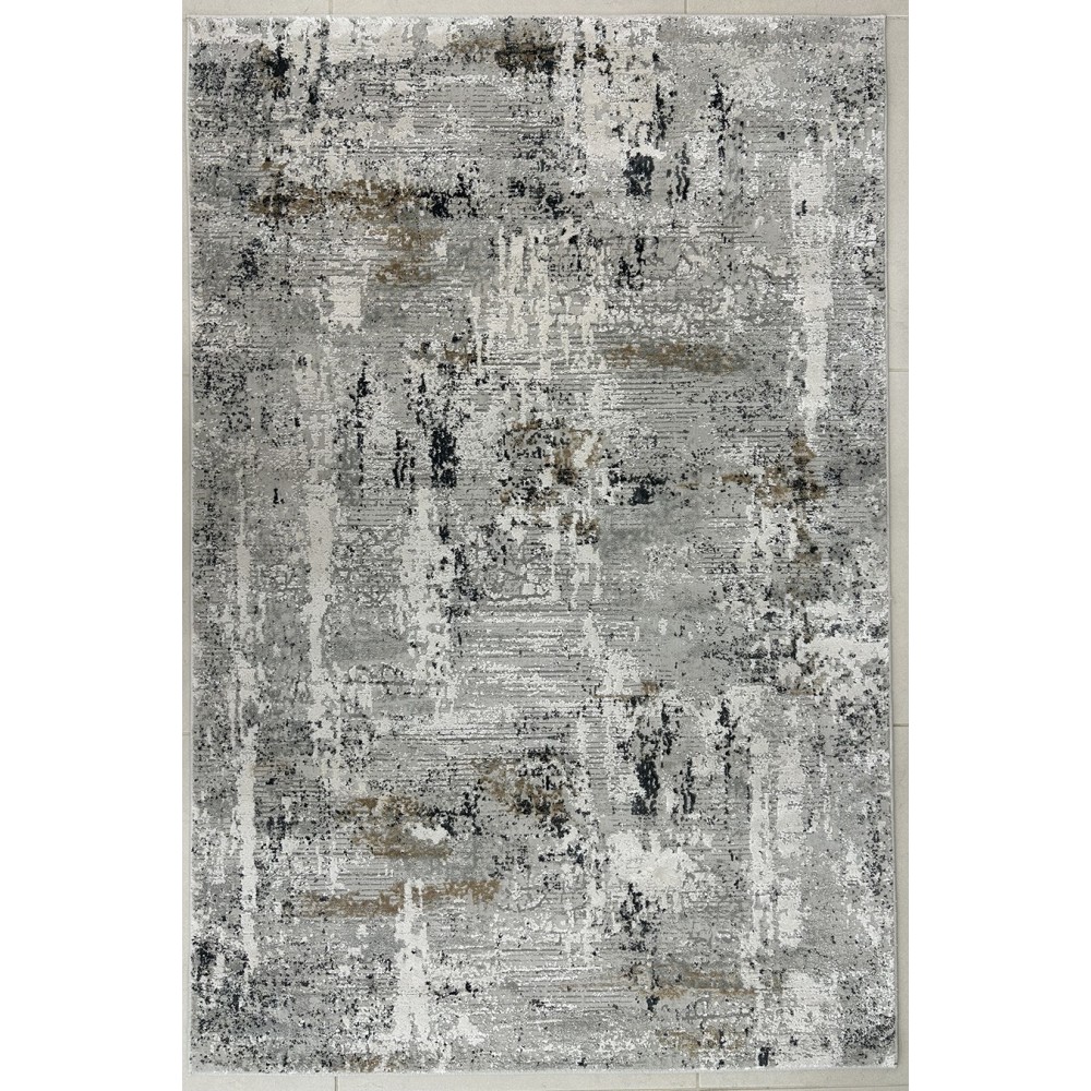 Tappeto moderno astratto montreal grigio