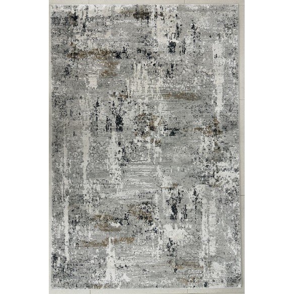 Tappeto moderno astratto montreal grigio