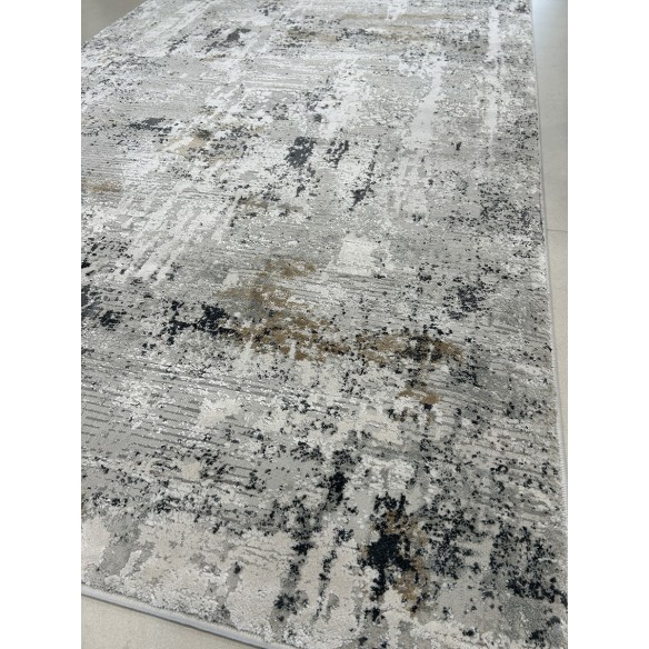 Tappeto moderno astratto montreal grigio