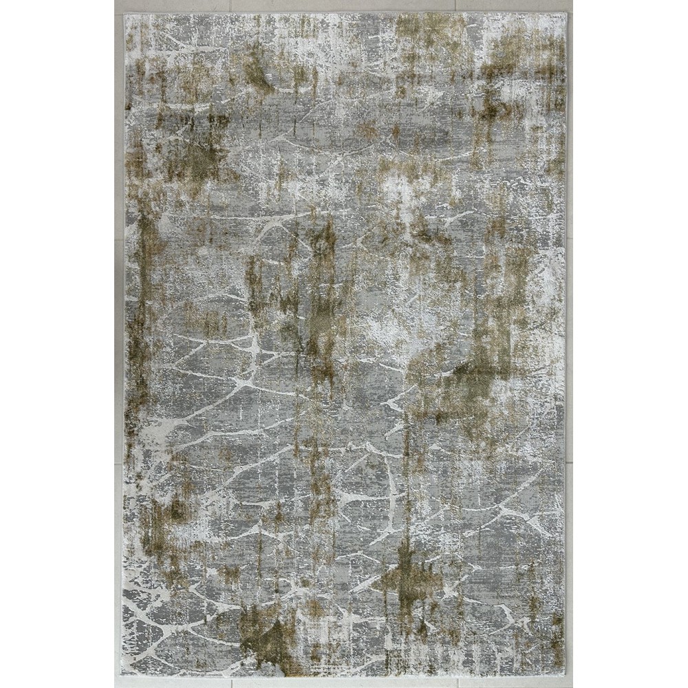 tappeto moderno montreal verde e grigio