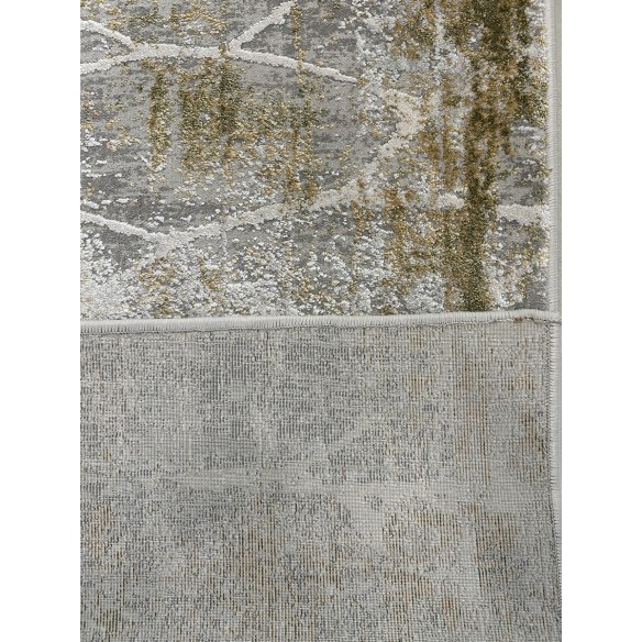 tappeto moderno montreal verde e grigio