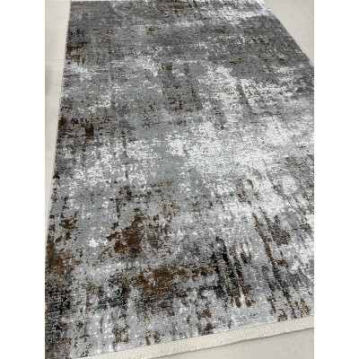 Tappeto moderno Kalipso astratto grigio 150x80 cm