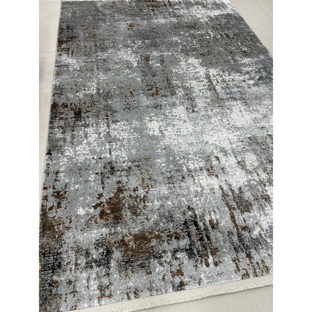 Tappeto moderno Kalipso astratto grigio 150x80 cm