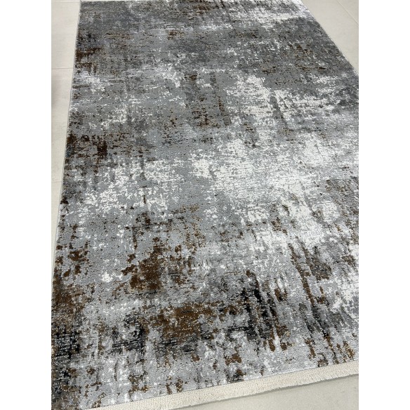 Tappeto moderno Kalipso astratto grigio 150x80 cm