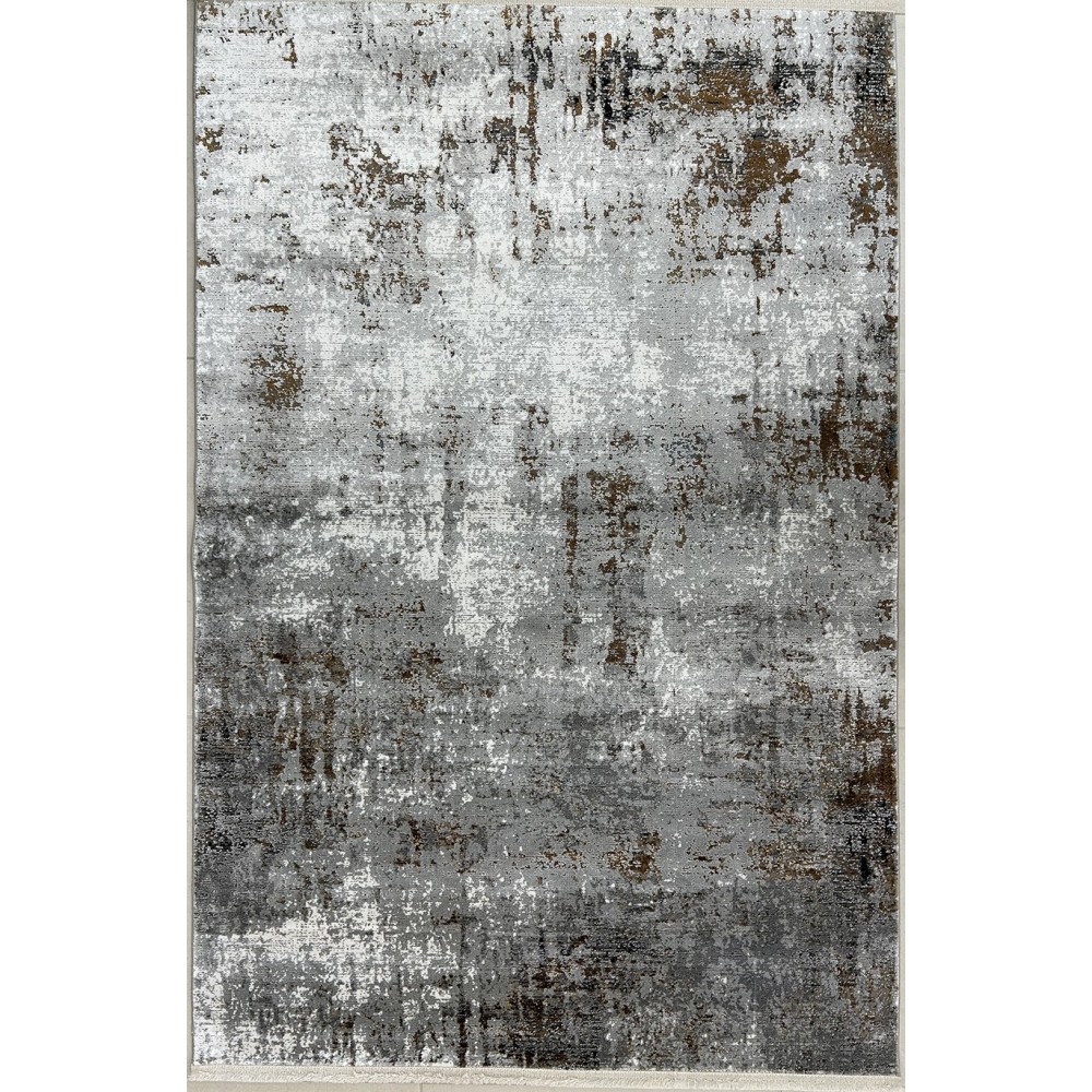Tappeto moderno astratto grigio kalipso 180x120 cm