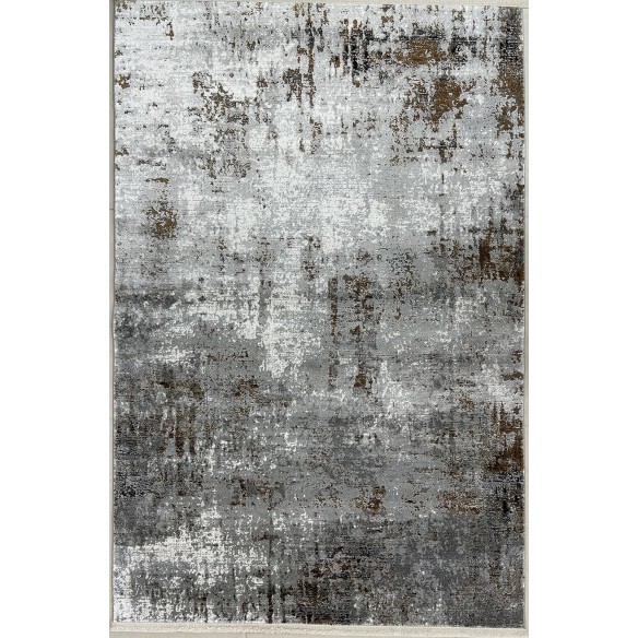 Tappeto moderno astratto grigio kalipso 180x120 cm