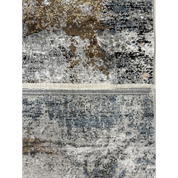 Tappeto moderno astratto grigio kalipso 180x120 cm