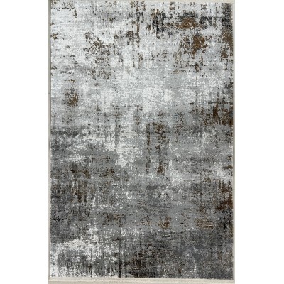 Tappeto moderno Kalipso grigio disegno astratto misura 290x200 cm