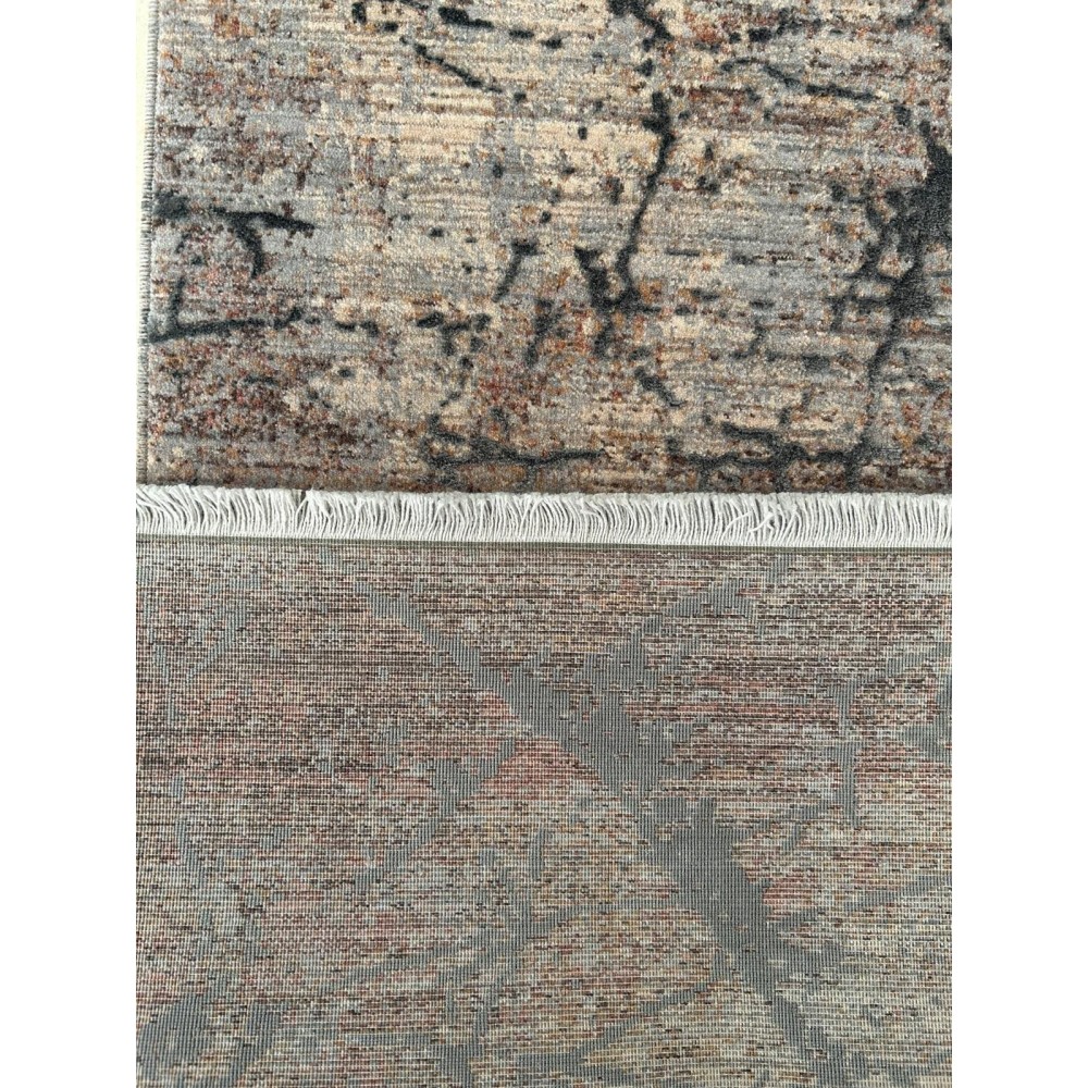 Tappeto Moderno OSAKA Grigio/Rosa 180x120 cm – Design Elegante