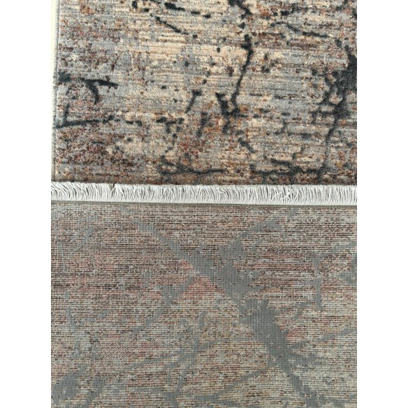 Tappeto Moderno OSAKA Grigio/Rosa 180x120 cm – Design Elegante