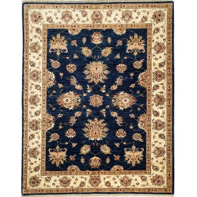 Tappeto in lana blu Ziegler misura 157x202 cm