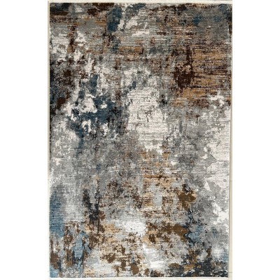 Tappeto Moderno Kalipso Astratto Azzurro/Oro/Marrone 180x120 cm