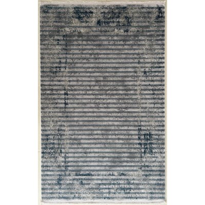 Tappeto Moderno Royal Roma Blue  – Eleganza Raffinata per  Salotto