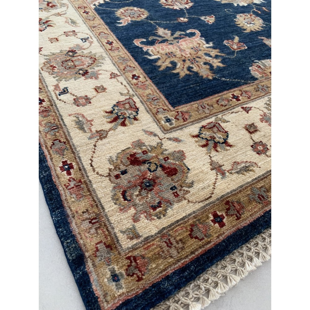 Tappeto in lana blu Ziegler misura 157x202 cm