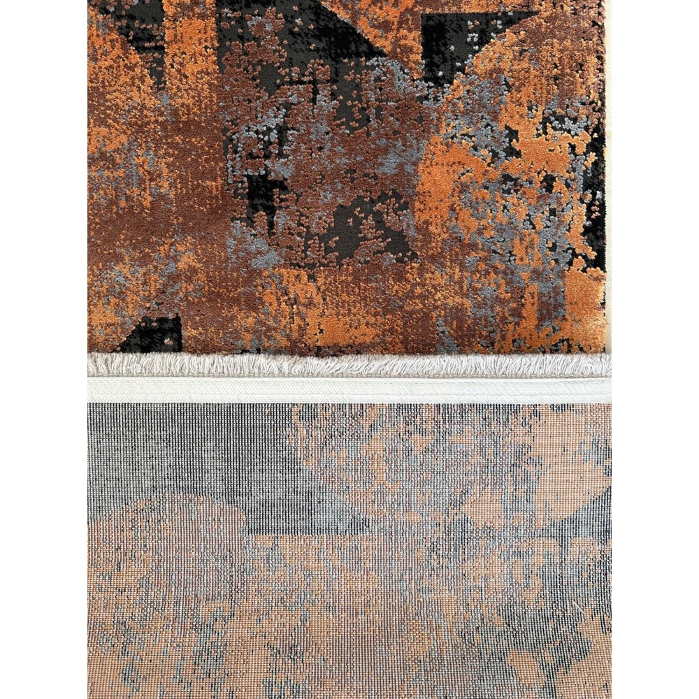 Tappeto Moderno GLORIA Pierre Cardin Arancio/Nero 180x120 cm