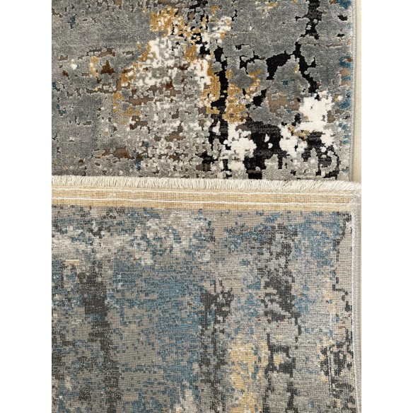 Tappeto Moderno KALIPSO Grigio/Blu 120x180 cm – Design Contemporaneo p