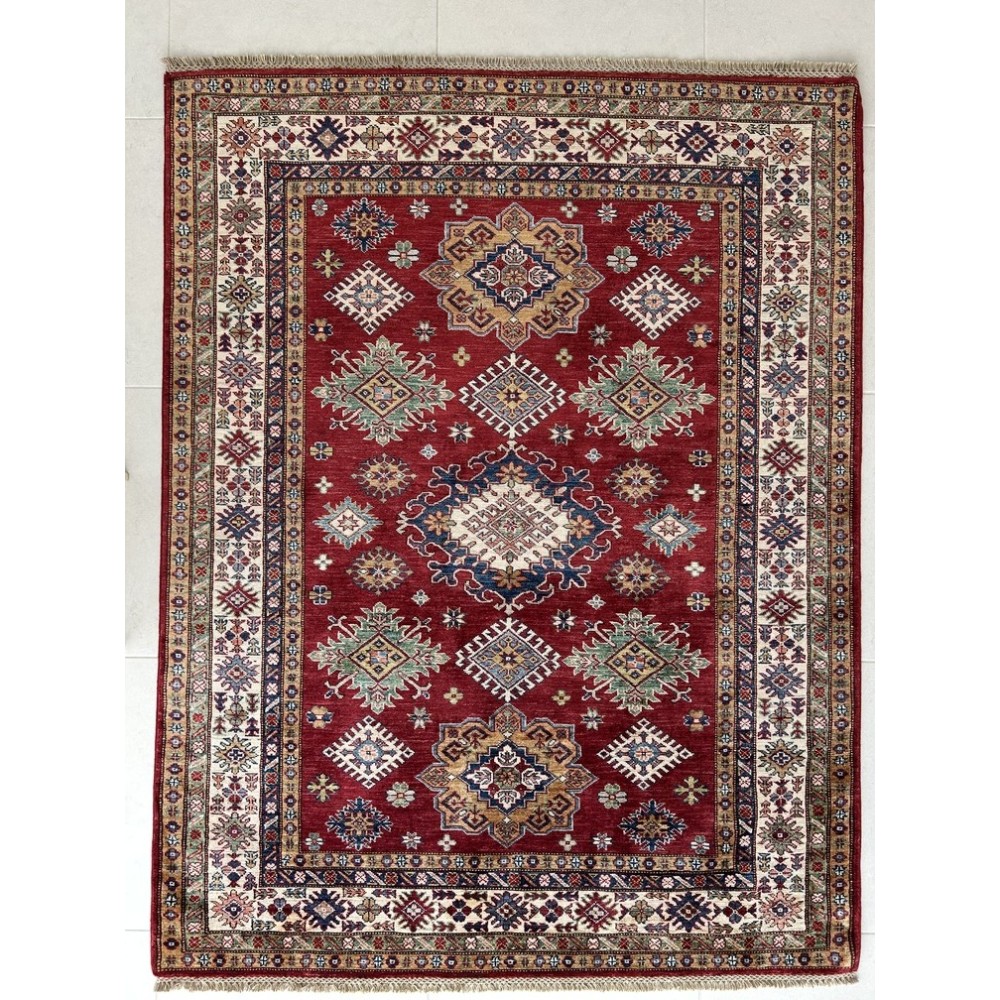 Tappeto Kazak Extra Fine Annodato a Mano – Tappeto Orientale Artigiana