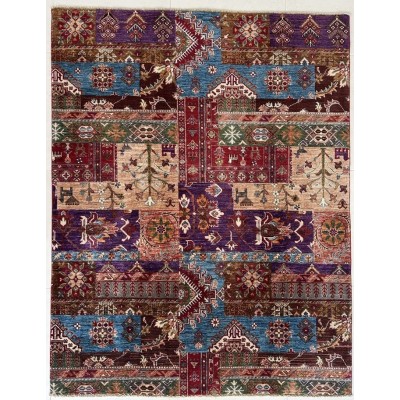 Tappeto Ziegler Patchwork Annodato a Mano – Orientale Artigianale