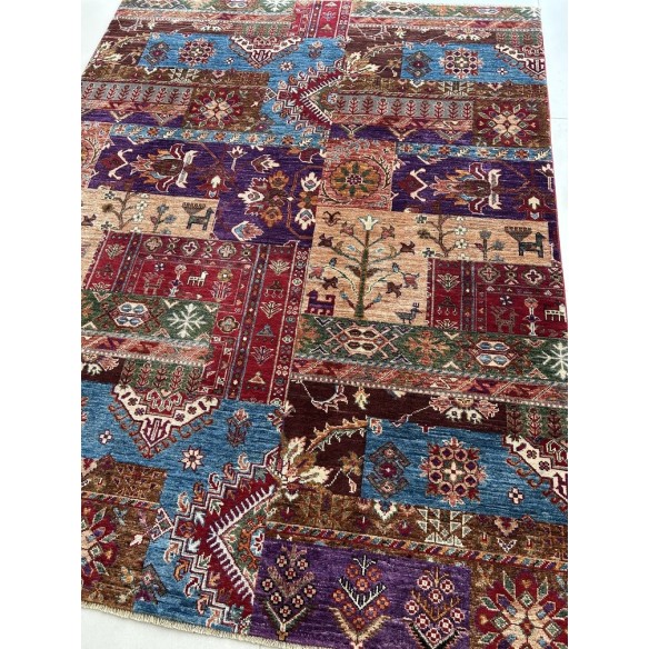 Tappeto Ziegler Patchwork Annodato a Mano – Orientale Artigianale