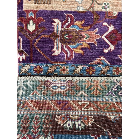 Tappeto Ziegler Patchwork Annodato a Mano – Orientale Artigianale