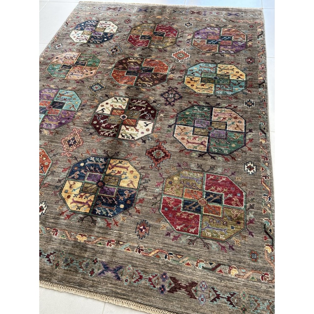 Tappeto Shabargan Annodato a Mano – Tappeto Orientale Artigianale di P