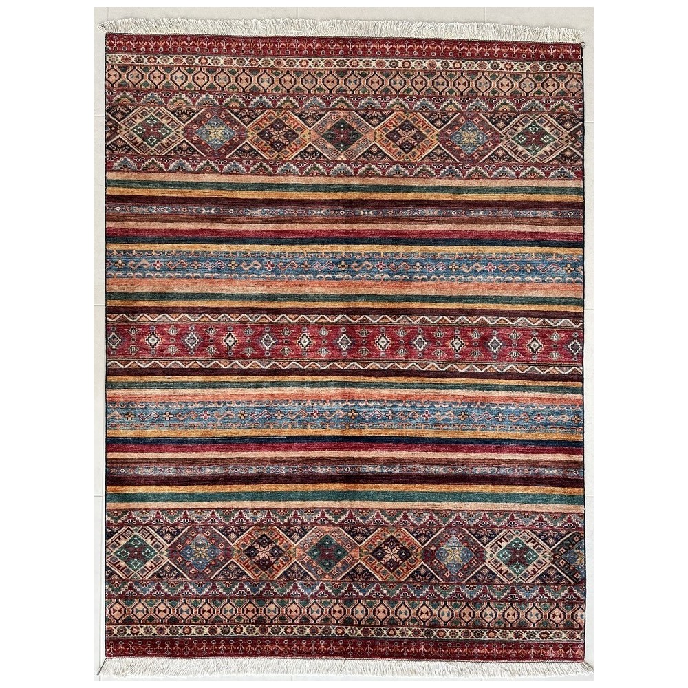 Tappeto Shabargan Annodato a Mano – Autentico Tappeto Orientale Artigi