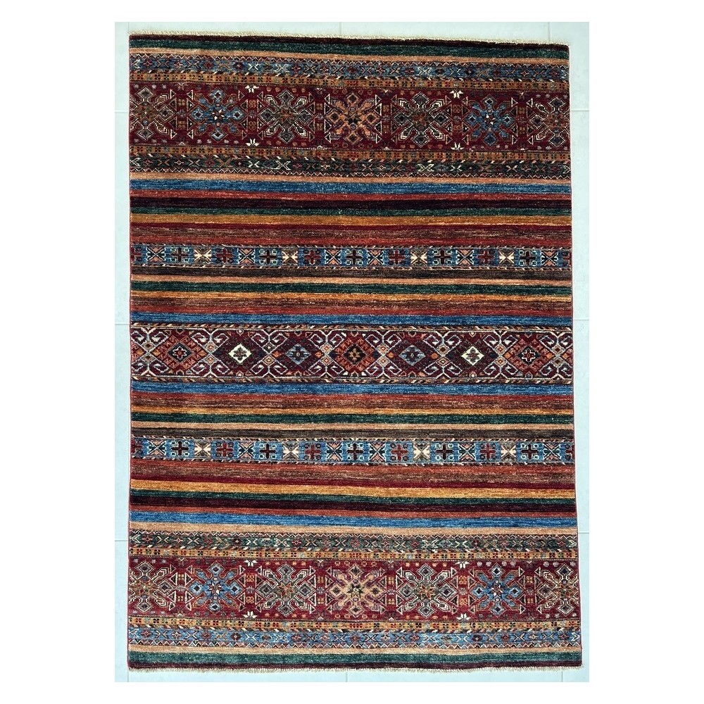 Tappeto Shabargan Annodato a Mano – Autentico Tappeto Orientale