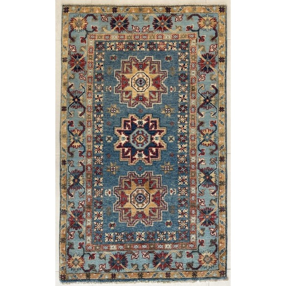 Tappeto Kazak Annodato a Mano 145x88 cm – Tappeto Orientale Artigianal