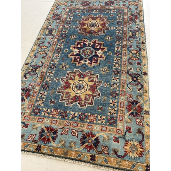 Tappeto Kazak Annodato a Mano 145x88 cm – Tappeto Orientale Artigianal