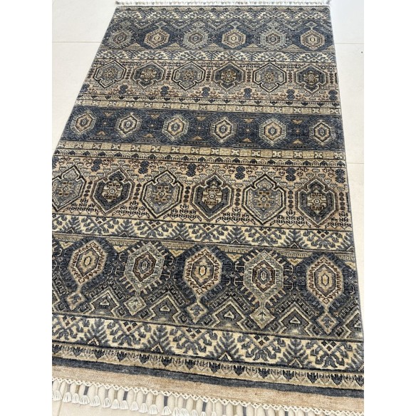 Tappeto SHABARGAN Annodato a Mano  – Autentico Tappeto Orientale