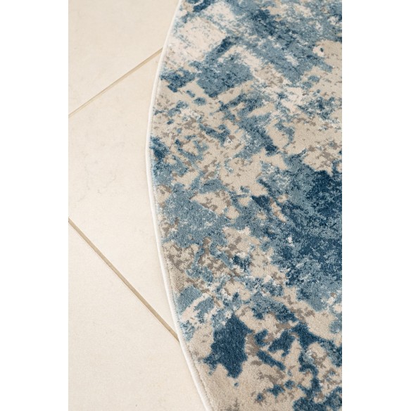 Tappeto Montreal Blue 200x200 cm Tappeto Moderno Quadrato per Salotto