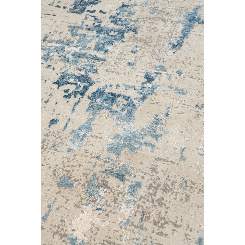 Tappeto Montreal Blue 200x200 cm Tappeto Moderno Quadrato per Salotto
