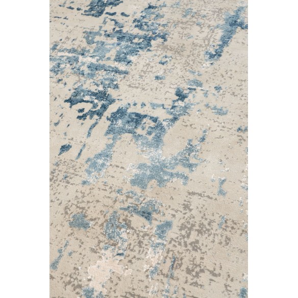 Tappeto Montreal Blue 200x200 cm Tappeto Moderno Quadrato per Salotto