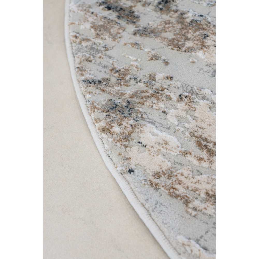 Tappeto Rotondo MONTREAL Ø160 cm – Design Moderno per Soggiorno