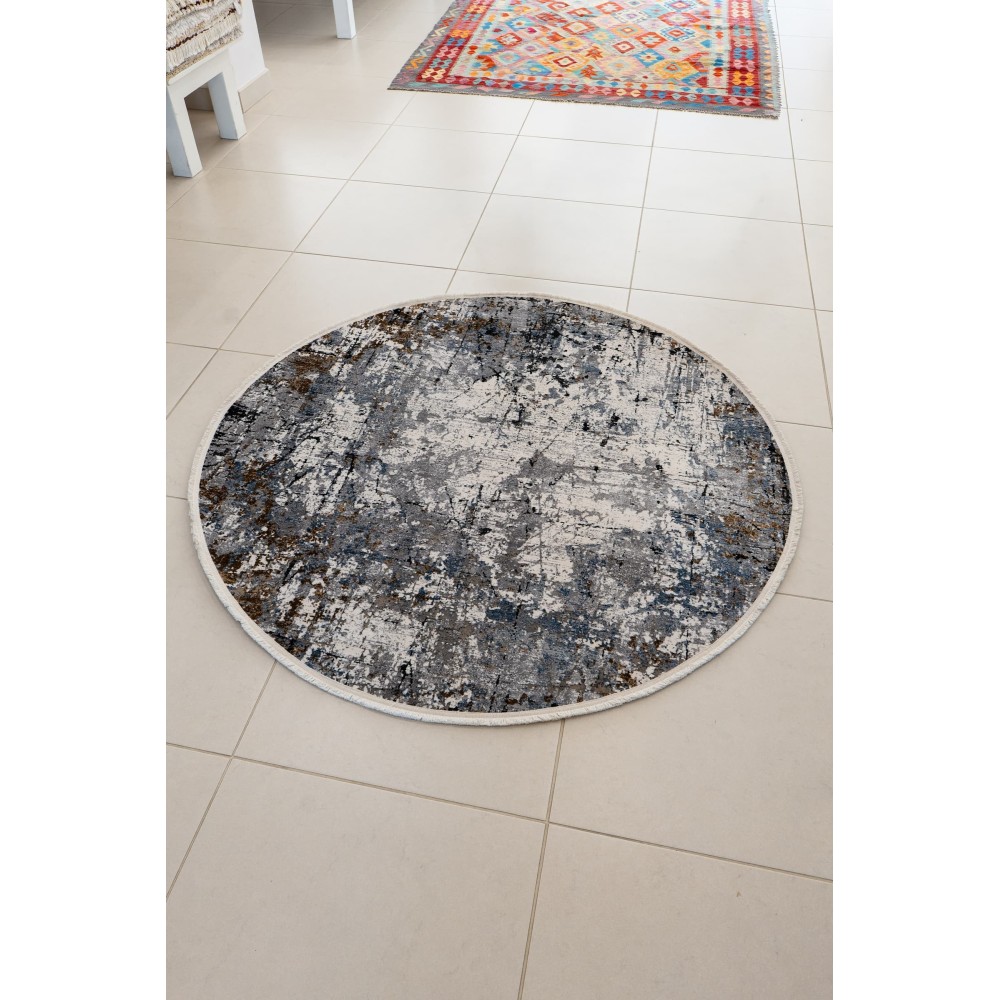 Tappeto Rotondo KALIPSO Ø160 cm – Tappeto Moderno per Soggiorno