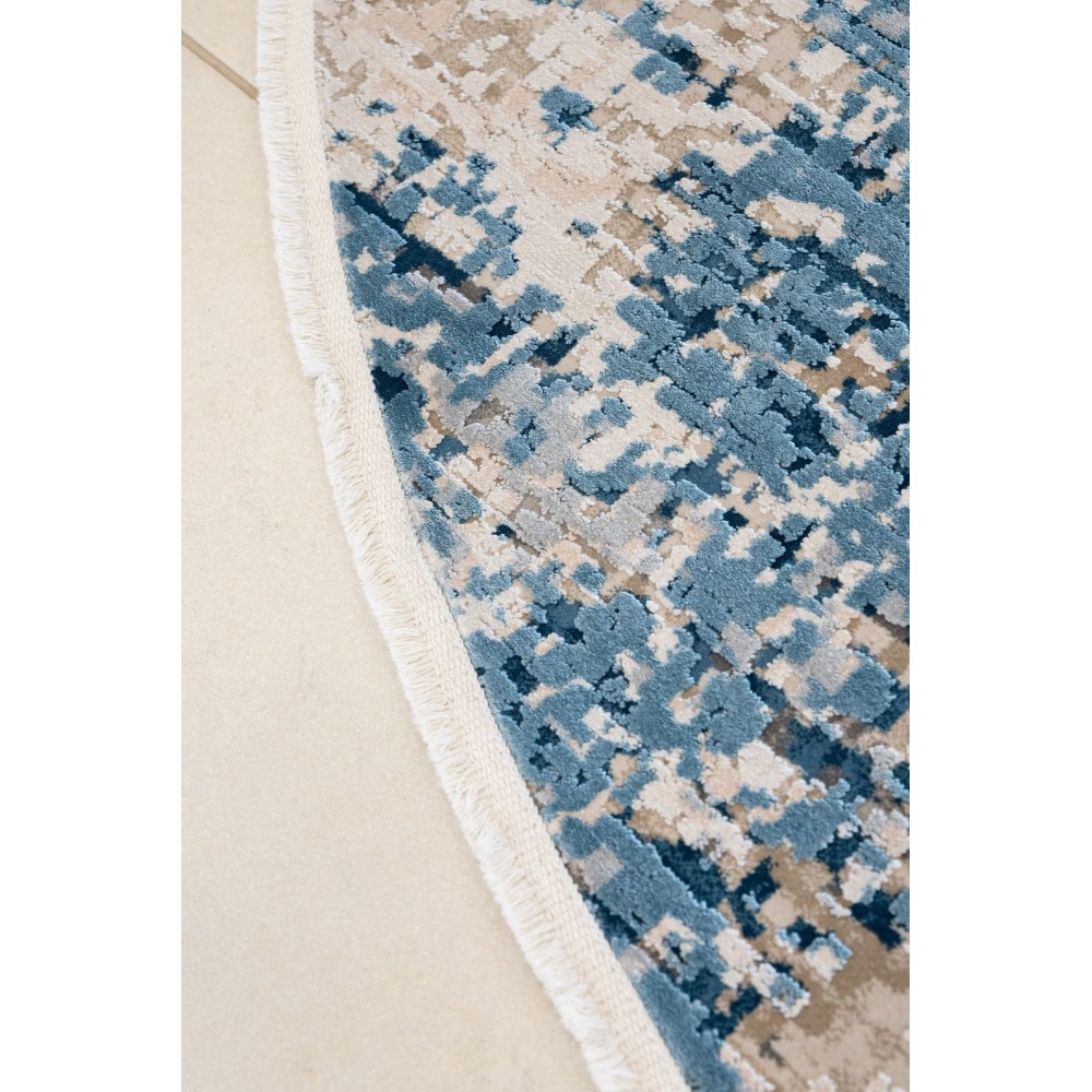 Tappeto Rotondo ASCENSION Ø200 cm – Grande Tappeto Moderno per Soggior