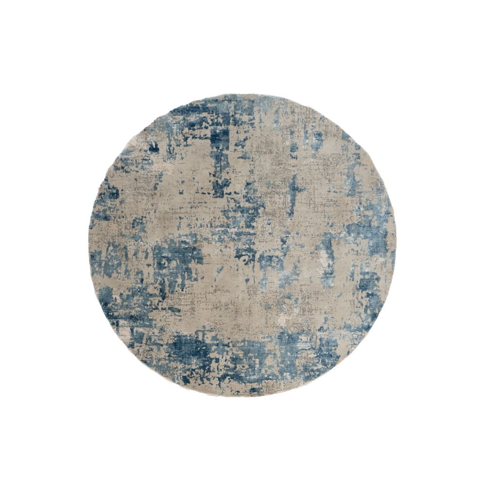 Tappeto Montreal Blue 200x200 cm Tappeto Moderno Quadrato per Salotto