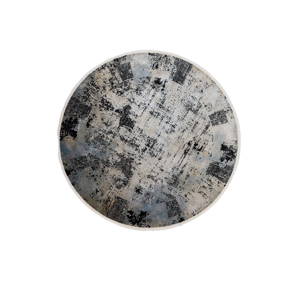 Tappeto Rotondo KALIPSO Ø160 cm – Design Moderno per Soggiorno