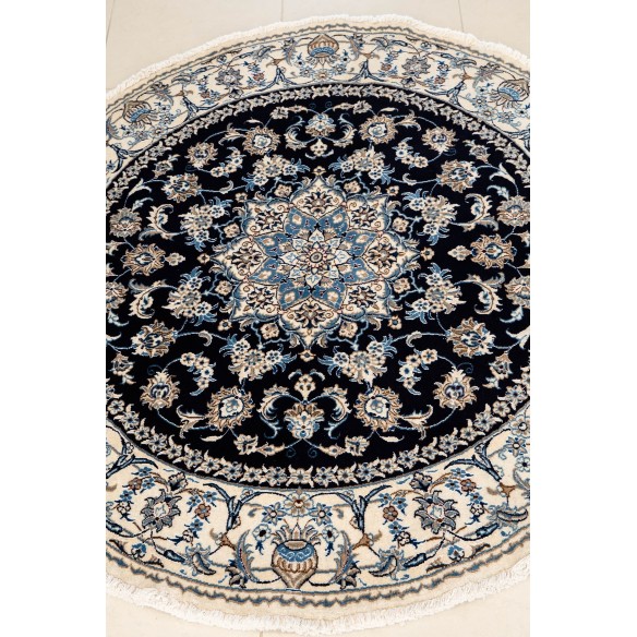 Tappeto NAIN Annodato a Mano 200x200 cm – Tappeto Orientale di Lusso