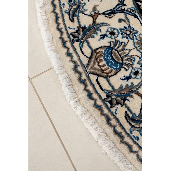 Tappeto NAIN Annodato a Mano 200x200 cm – Tappeto Orientale di Lusso