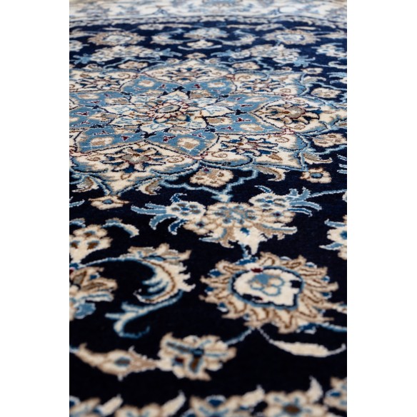 Tappeto NAIN Annodato a Mano 200x200 cm – Tappeto Orientale di Lusso