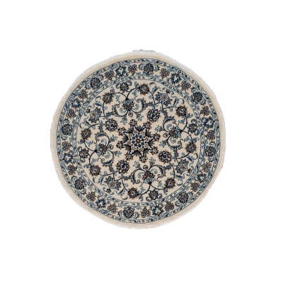 Tappeto NAIN Annodato a Mano 150x150 cm – Tappeto Persiano Elegante