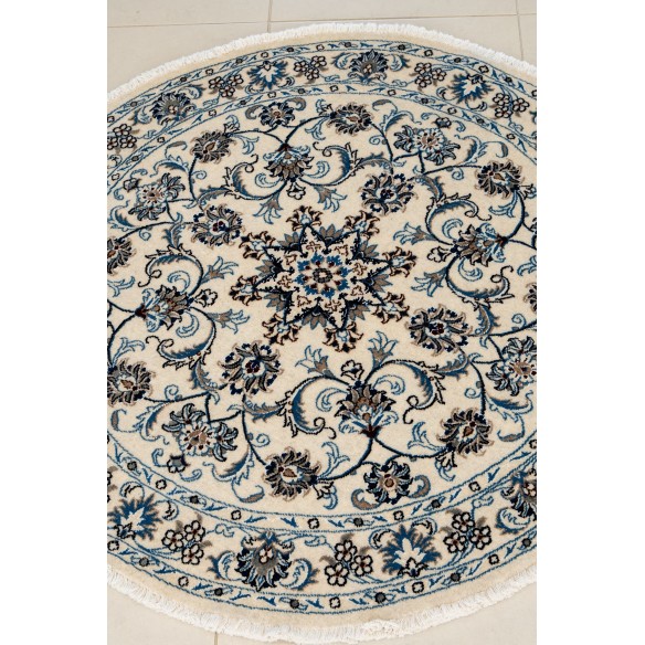 Tappeto NAIN Annodato a Mano 150x150 cm – Tappeto Persiano Elegante