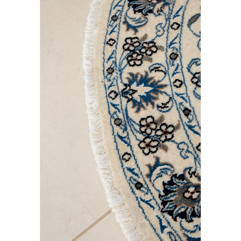 Tappeto NAIN Annodato a Mano 150x150 cm – Tappeto Persiano Elegante