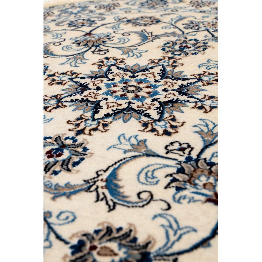 Tappeto NAIN Annodato a Mano 150x150 cm – Tappeto Persiano Elegante