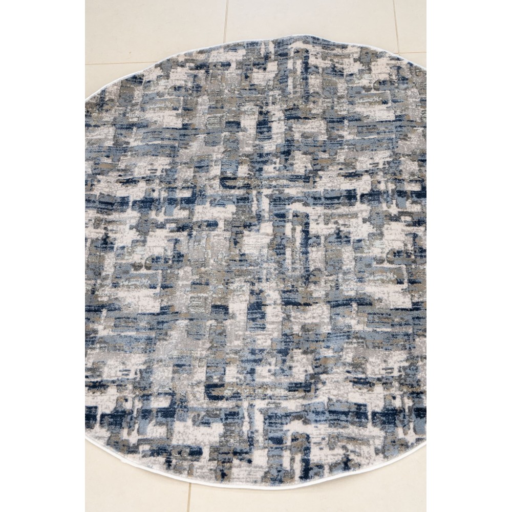 Tappeto Rotondo CASTILLA Cream Ø160 cm – Tappeto Moderno Beige Elegant