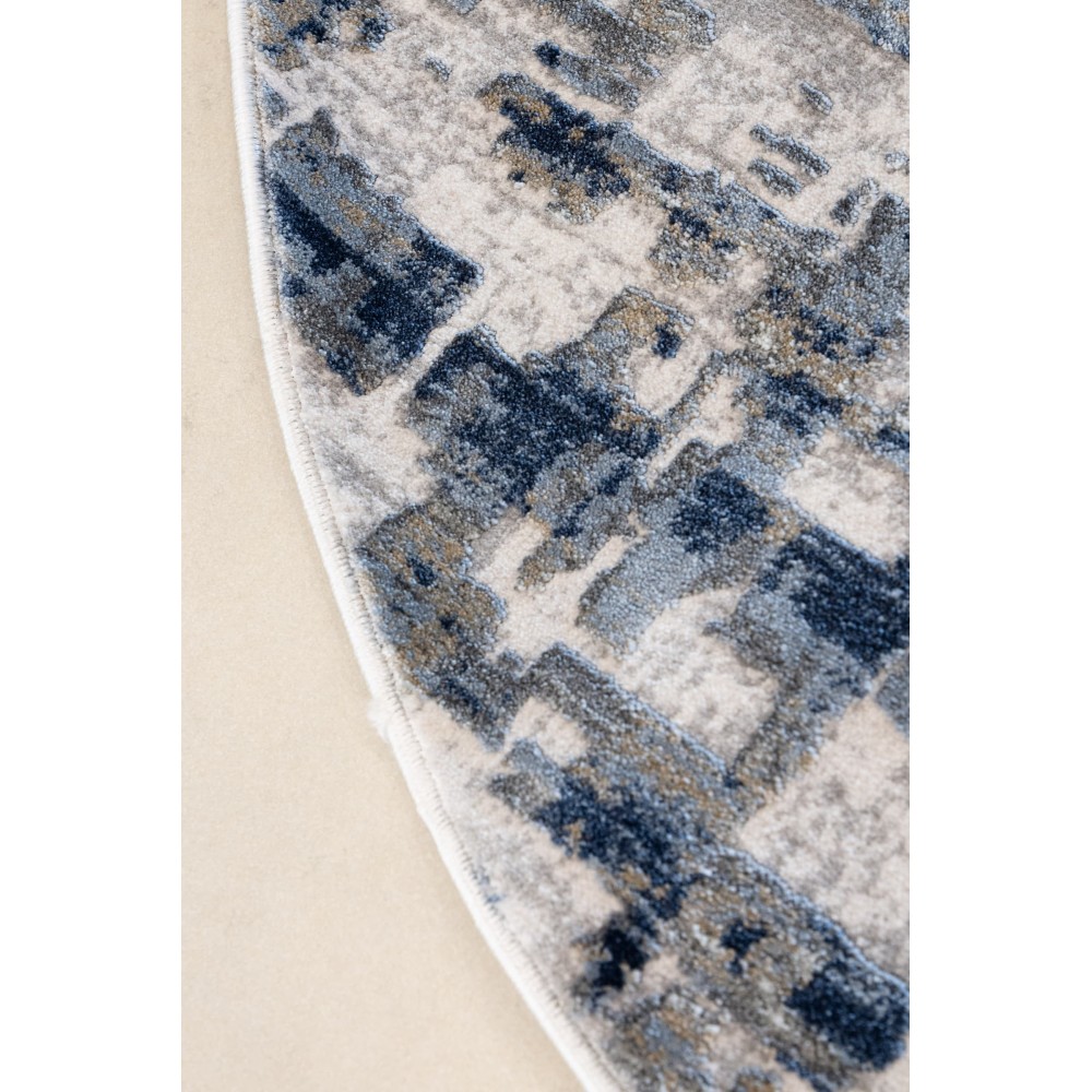 Tappeto Rotondo CASTILLA Cream Ø160 cm – Tappeto Moderno Beige Elegant