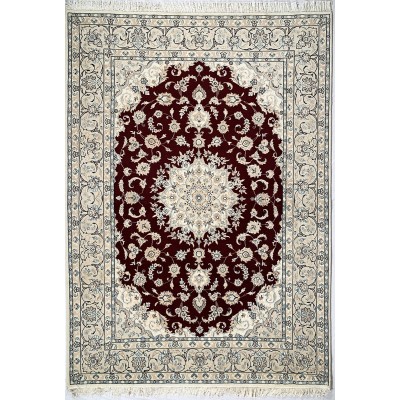 Tappeto persiano Nain rosso misura 172x240 cm