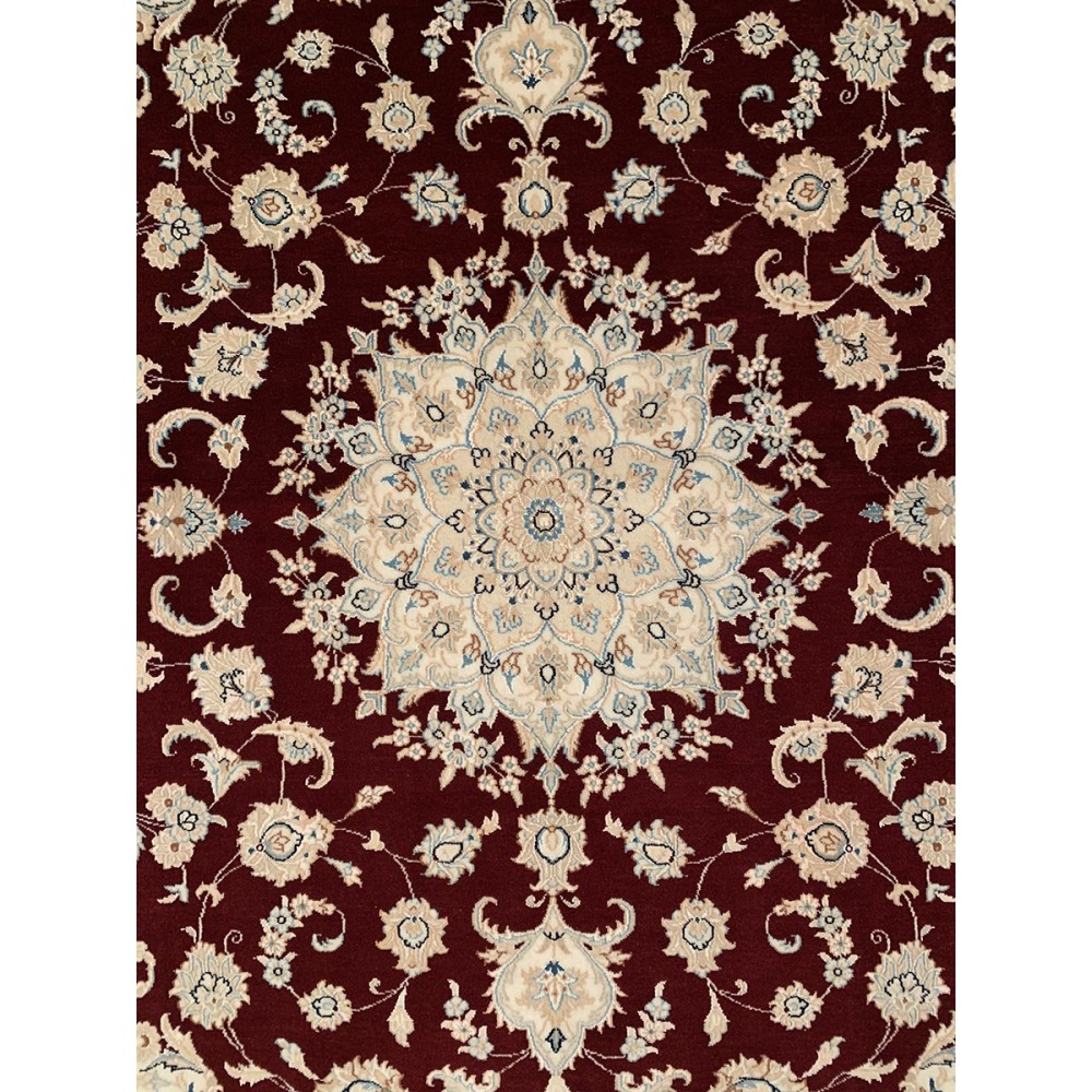 Tappeto persiano Nain rosso misura 172x240 cm