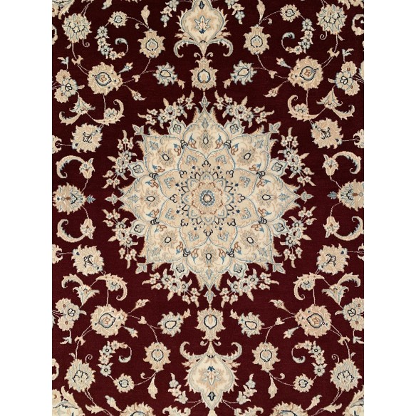 Tappeto persiano Nain rosso misura 172x240 cm